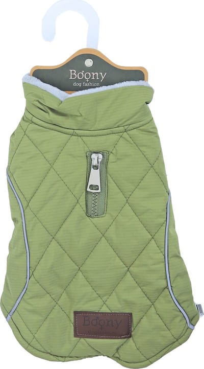 Boony Dog Fashion - Hondenjas Urban - Kleur:  Groen - Ruglengte: 20 cm