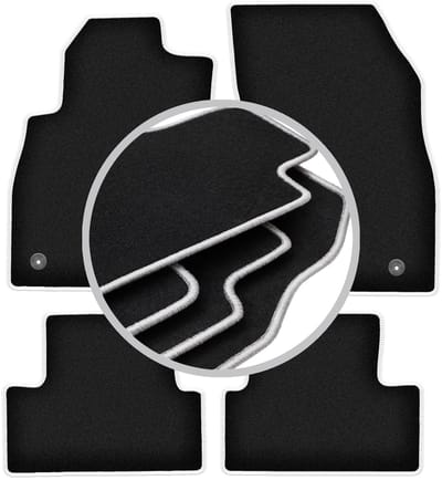 CARLUX-SILVER automatten voor: Chevrolet Cruze hatchback, sedan, stationwagen (2008-2016)