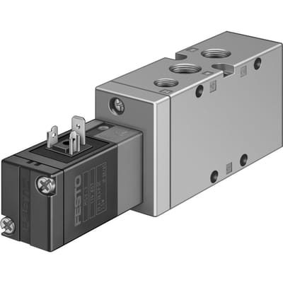 Festo 5/2 Monostabiele Lucht Magneetventiel G1/4 1600l/min - 33184