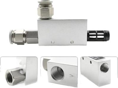 Vacuümgenerator Ejector - Regelklep - Luchtstroom Regelen - Pneumatische Druk - 10 mm Fitting - null