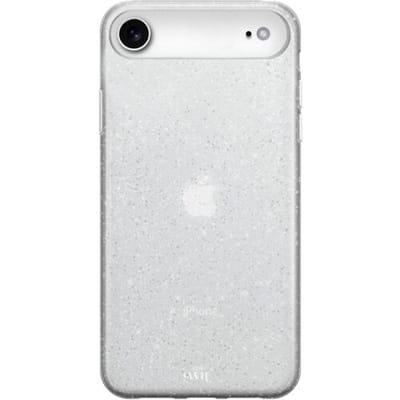 xoxo Wildhearts siliconen glitter hoesje - Sparkle Away Transparent - Siliconen hoesje geschikt voor iPhone 17 Air - Shockproof case met glitters - Glitter hoesje Transparant