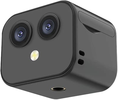 Noeá Slimme videocamera - 4K HD-monitorcamera - Nachtzicht - Beveiligingsbewakingscamera - USB oplaadbaar - binnen en buiten - Zwart