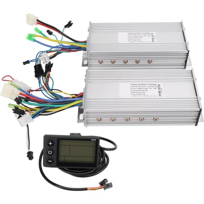 Contrôleur de moteur sans balais pour vélo électrique 36 V/48 V 1 000 W, écran LCD gray