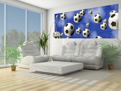 Football Soccer Photo Wallcovering