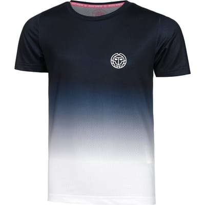 BIDI BADU Crew Gradiant T-shirt Jongens-Donkerblauw,Wit
