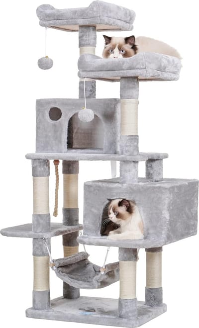 Lexium Krabpaal voor zware katten - Krabpaal voor grote katten - Stevige krabpaal - Geschikt voor grote en zware katten