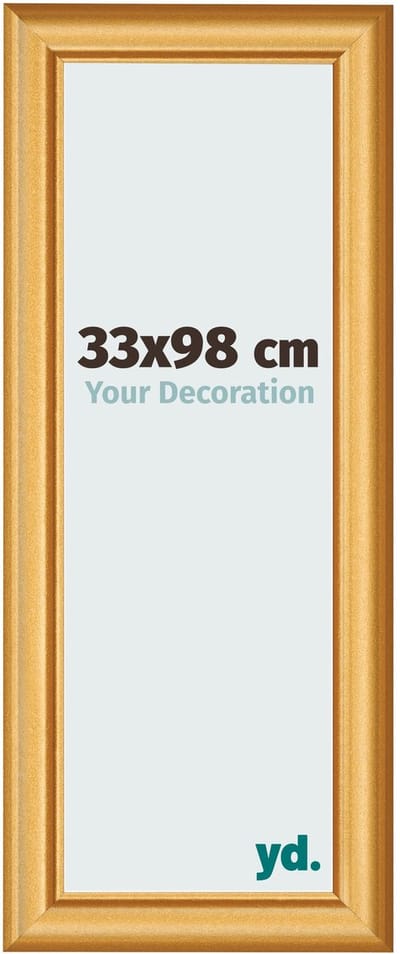 Your Decoration - Fotolijst 33x98 cm - MDF - Goud Mat - Lazio