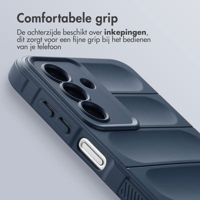 imoshion Hoesje - Geschikt voor Samsung Galaxy A26 - EasyGrip Backcover - Donkerblauw