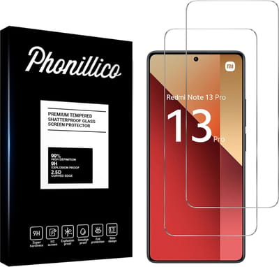 Screenprotector voor Xiaomi Redmi Note 13 Pro 4G - 2 stuks Beschermglas van glas Transparante glazen schermbeschermfolie