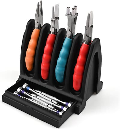 Brillen Reparatie Set - Optische Tangen - Precisie Reparatie - Roestvrij Staal - 4 Tangen 6 Schroevendraaiers - Multicolor