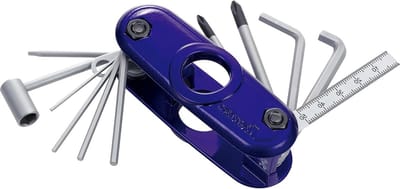 Multitool - 11 functies - Gitaar onderhoud - Beperkte oplage - 11 onderdelen - Blauw