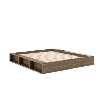 Karup Ziggy bed - 160 x 200 cm - 106 Carob brown lacquered