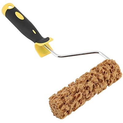 Dailygoods- Verfroller Decoratief - Schuim + Kunststof - 30,5x16x4cm - Ideaal voor Muurschildering - Flexibel en Duurzaam - Uitstekende Adsorptiecapaciteit - Schildertool