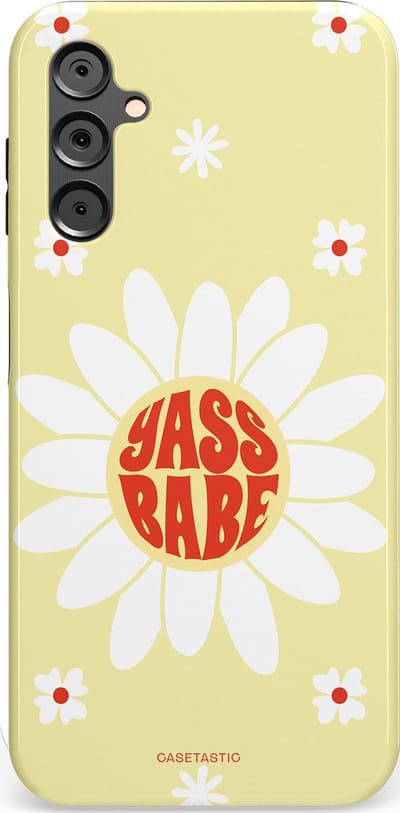 Casetastic Hoesje Geschikt voor Samsung A14 (5G/4G) - Stijlvolle Beschermende Duo-layer Case - Yass babe