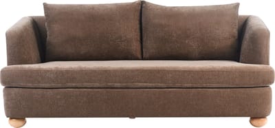 RATTVIK - Driezitsbank - Bruin - Chenille