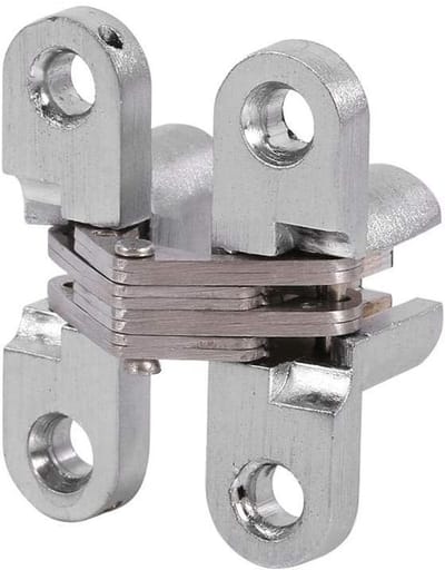 180 Graden Scharnieren voor Onzichtbare Deuren en Ramen - Verstevigde Zinklegering Vouwdeuren met Verborgen Scharnieren 43.7mm / 60.5mm / 68.8mm / 94mm