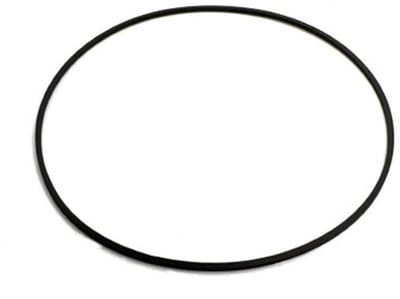 Rubberen aandrijfriem - Cassettedeck riem - Audio reparatie - Nauwkeurig vervaardigd - 07 mm dik - Zwart