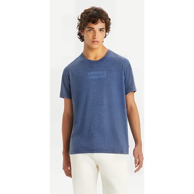 Levi's Graphic Crewneck Tee Ssnl Core Bw Naval Size: S | Printed T-Shirts Outlet | Heren | Blauw