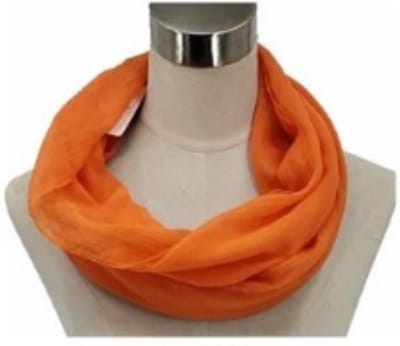 Dunne Colsjaal - Ronde Sjaal - Oranje - 80 x 45 cm (0278982742#)
