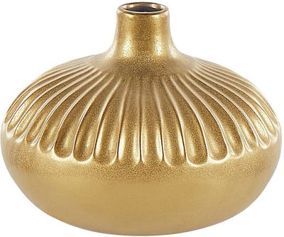 CERCEI - Decoratieve vaas - Goud - Keramiek