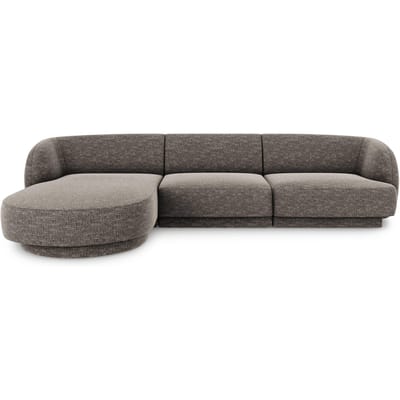 3.5-zitshoekbank Miley links chenille | Micadoni Limited Edition
