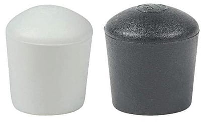 Set van 4 ronde meubelpoten eindkappen - Verschillende kleuren en maten - 30 mm