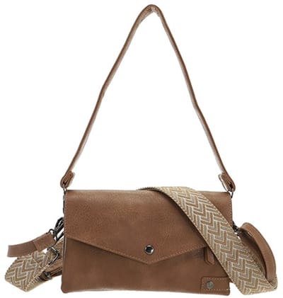 camel crossbody schoudertasje Rochdale