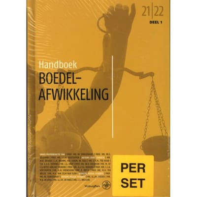 Handboek Boedelafwikkeling 2021-2022 (Set) - Handboeken Voor Het Notariaat