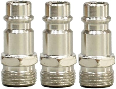 Dailygoods- Connector 1/4 Inch - Persluchtaansluiting - Schroefdraad - Eindstuk - 10 Stuks - Duurzame Verbinding - Persluchtfitting