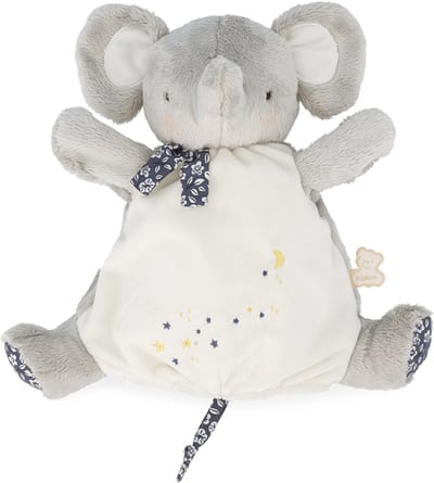 Kaloo handpop olifant - knuffelpop voor fantasierijk spel.