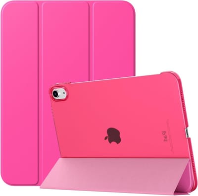 Slimme Hoes voor iPad 10e Generatie 2022, 10.9 inch, Ondersteunt Touch ID, Auto Wake/Sleep, Transparante Achterkant, Bescherming en Standaardfunctie