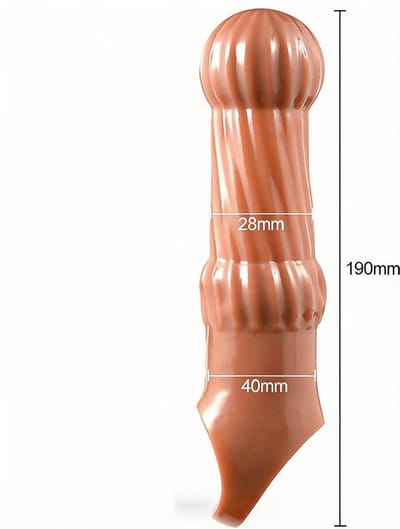 Penis sleeve | Uitwasbaar | Herbruikbaar | Luxe uitvoering | Extra stimulatie | Verdikkend geslachtsdeel