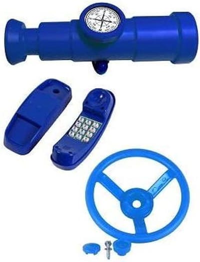Speeltoren Accessoires - Speelhuisje Onderdelen - Buiten Spelen - Met Kompas - Diameter 33 cm - Blauw