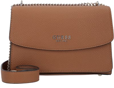 GUESS Schoudertas Calista Convertible Xbody Flap Bag Caramel Lichtbruin