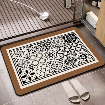 Badmat Badkamer Deurmat Mat Antislip Deurmat Toilet Absorberende Mat Diatomeeënaarde Sneldrogend Tapijt 40*60CM