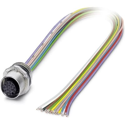 Phoenix Contact 1556294 Sensor/actuator inbouwconnector M12 Aantal polen (sensoren): 17 Bus, inbouw 0.50 m 1 stuk(s)
