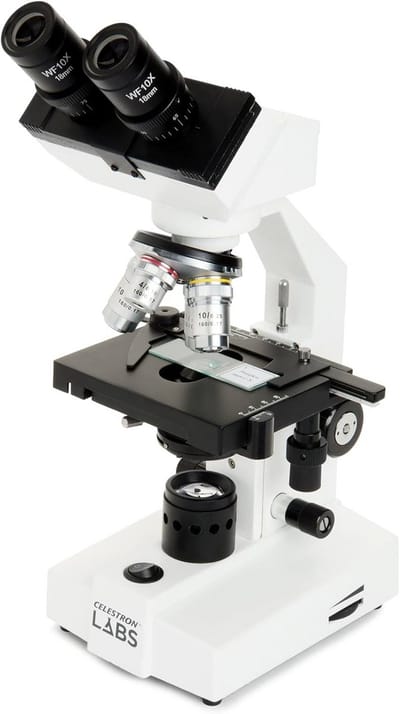 Binoculair Microscoop - Onderzoeksmicroscoop - Gedetailleerd Onderzoek - Tot 1000x Vergroting - 49.6 x 30.48 x 21 cm - Zwart