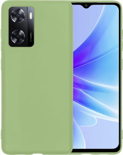 Hoesje - Geschikt voor OPPO A57 - Sterk & Shockproof - Siliconen Case - Hoes Cover - Telefoonhoes - Groen