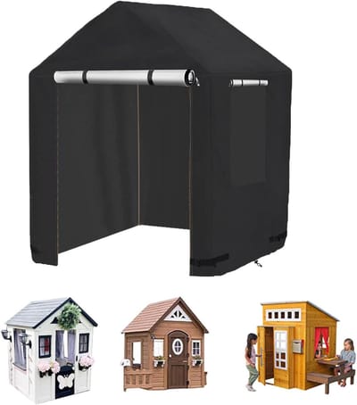 Speelhuis Hoes - Tuin Huisje Beschermer - Buiten Spelen Beschermen - Waterdicht Oxford Doek - 142x142x153cm - Meerkleurig