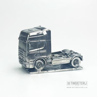 Miniatuur vrachtwagen Scania - Uniek miniatuur model - Scania - Chauffeurscadeau - Jubileum Transportbedrijf - Pensioen vrachtwagenchauffeur