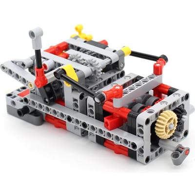 Technologie Électrique Boîte de Vitesses 8 Vitesses Blocs Moteur Mécaniques Briques Jouet À FAIRE SOI-MÊME