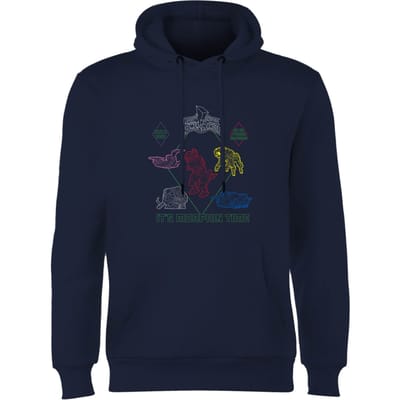Power Rangers Dinozords Bluprint Hoodie - Blauw - L
