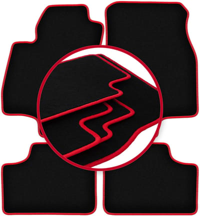 CARLUX-RED automatten voor: Opel Astra G sedan, stationwagen, hatchback (1998-2009)