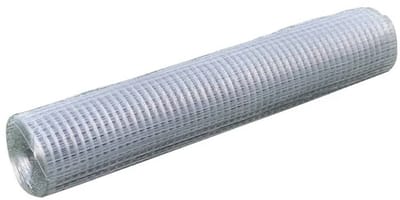 Volièregaas 10 Meter - Verzinkt Puntgelast Gaas - Maaswijdte 19 x 19 mm - Hoogte 100 cm (1m) - Gegalvaniseerd Staal - Zilver - Kippengaas & Tuinafrastering