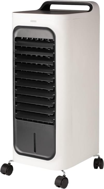 Convectiekoeler Verwarming - Mobiele Airco - Comfort Verhoging - Met Afstandsbediening - 5 Liter Tank - Wit Zwart