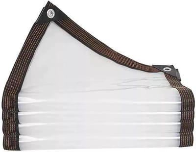 Waterdicht Zeil - Afdekzeil Transparant - Tuin Beschermen - Versterkte Ogen - 130x490 cm - Transparant