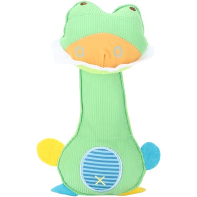 Honden Pluche Speelgoed Bijtbestendig Piepend Kauwspeelgoed voor Kleine Middelgrote Grote Honden(Dinosaurus ) beige