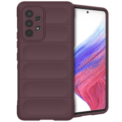 imoshion Hoesje - Geschikt voor Samsung Galaxy A53 - EasyGrip Backcover - Aubergine