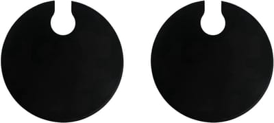 Siliconen Deksel - Pan Deksel - Precisie Garen - Verkort Opwarmtijd - 2 stuks - Zwart