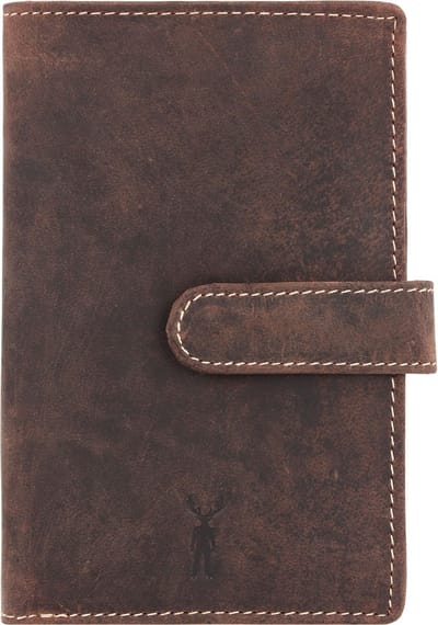 Jack Kinsky Baltimore 818 Portemonnee RFID Leer 15 cm - Jongens - Staand formaat - mokka